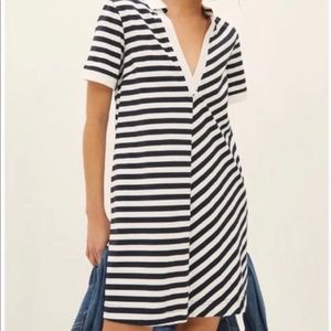 Anthropologie Maeve Rugby Polo Dress Sz LP